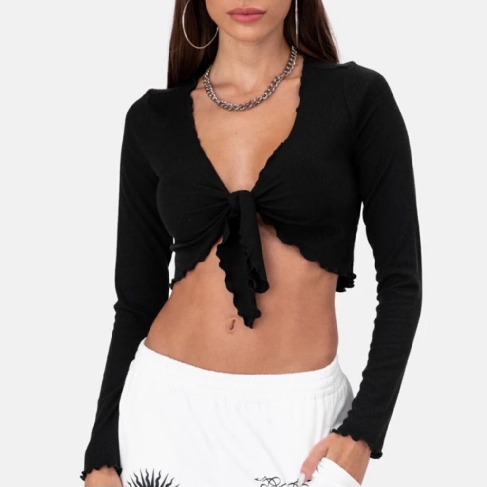 Adika Tie-Front Top